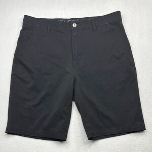 Gerry Weber Black Flat Front Shorts men’s size 36 knee length stretchy waist